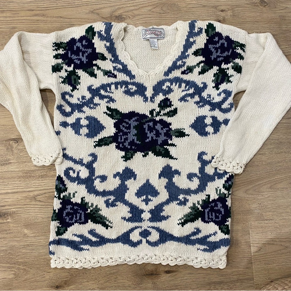 Vintage Cottage-core Sweater